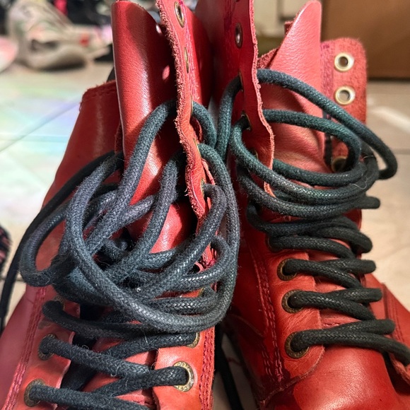 OTZ OTZ1 Leather Boots 3911V‎ Burnt Henna Red EU 38,USmen5/woman 7.5/8,24.3sm - Picture 4 of 11